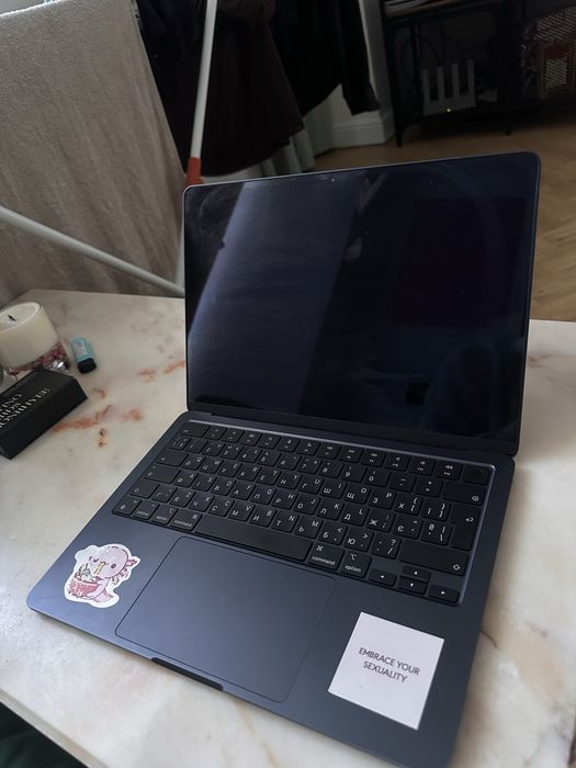 макбук м2, macbook air m2, 13’’ 16/256 gb midnight на деталі/ремонт
