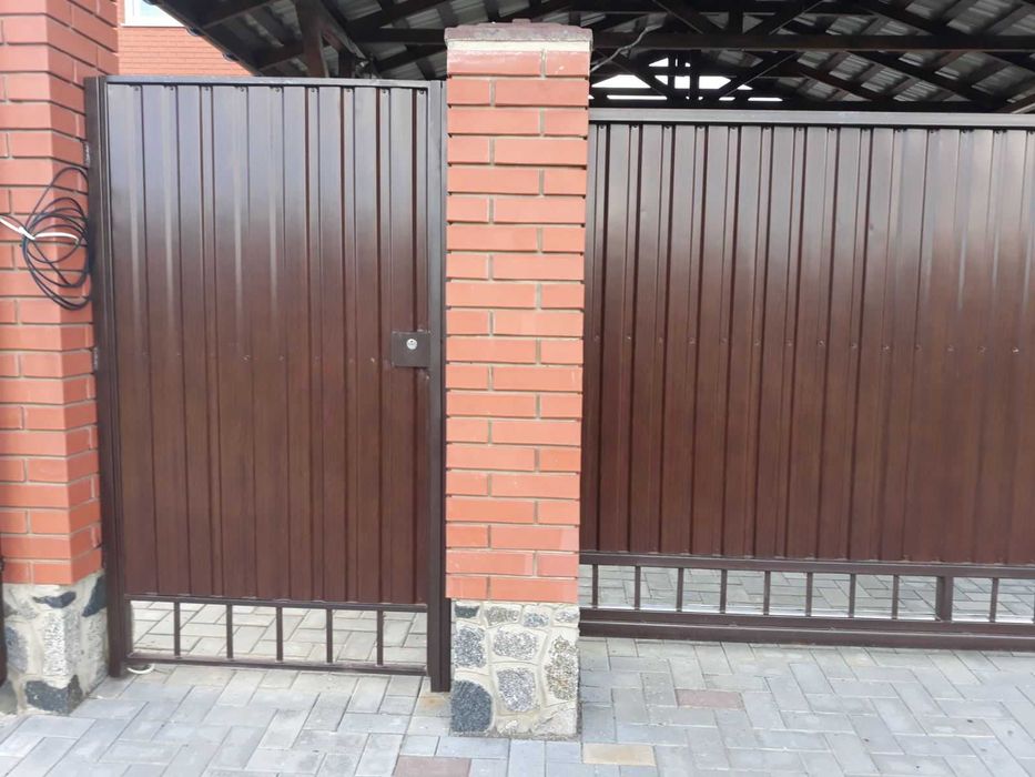 Европаркан Ворота откатные, распашные калитки навесы .еврозабор