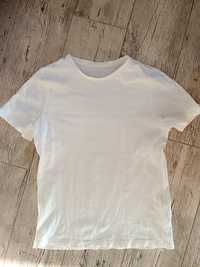 T-shirt biały koszulka biała na w-f. 134-140