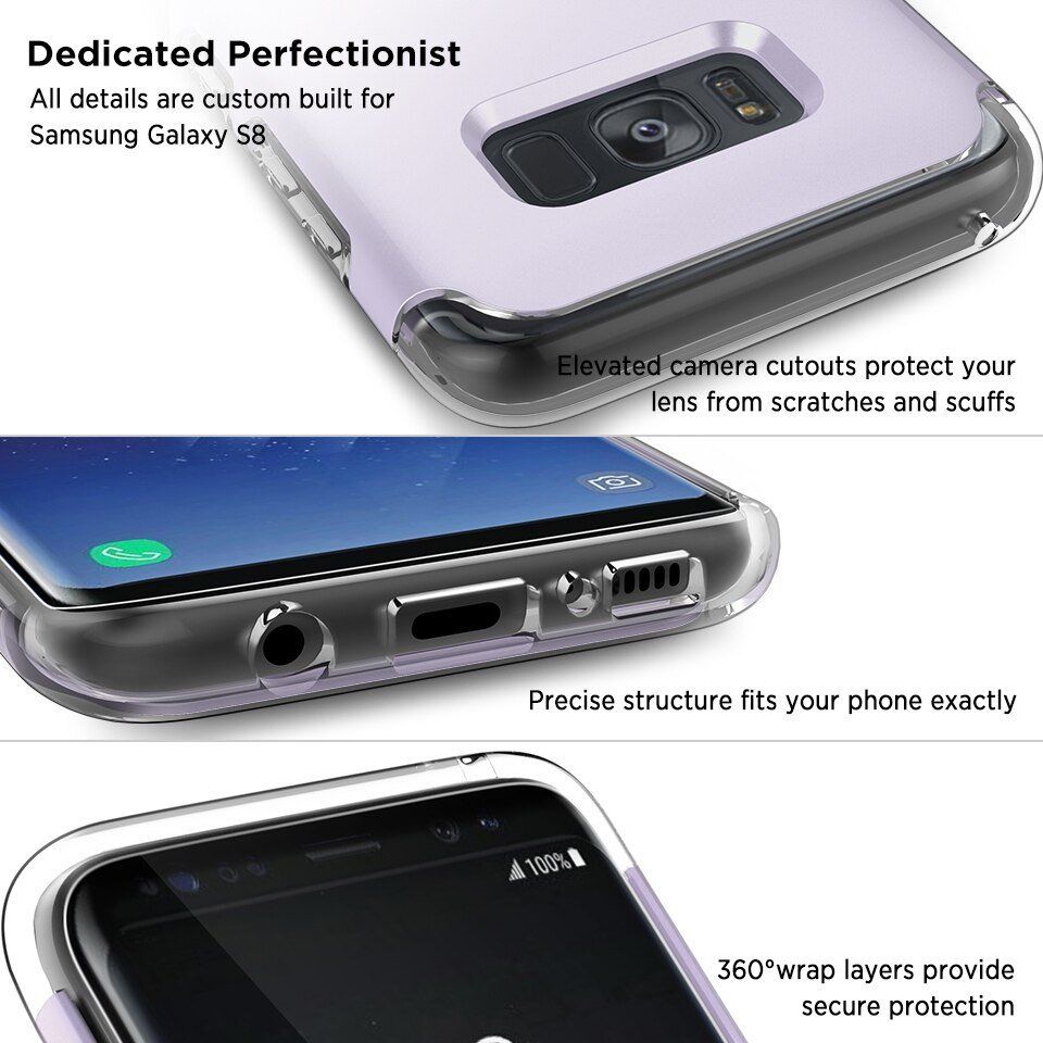 Easyacc Case Etui Slim Armor Samsung Galaxy S8 (Fiolet)