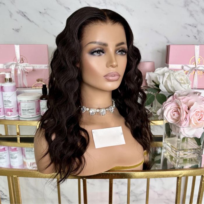 nowa naturalna peruka lace front 100% ludzki wlos na co dzien