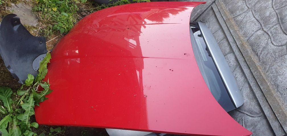 Maska przod  pokrywa silnika Seat leon I czerwona ładna toledo II