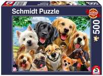 Puzzle Pq 500 Psy robią selfie G3 pudełko,340x235x40 mm