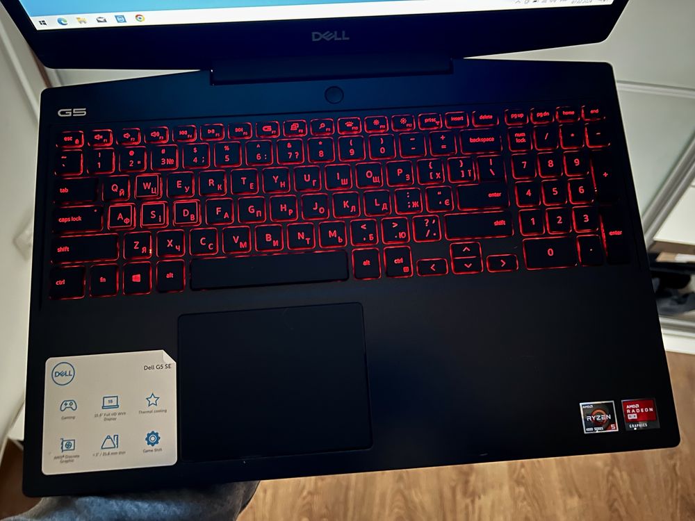 Ігровий ноут Dell G5 SE 5505 (RX5600M 6Gb/Ryzen 5 4600H/8Gb/256Gb SSD)
