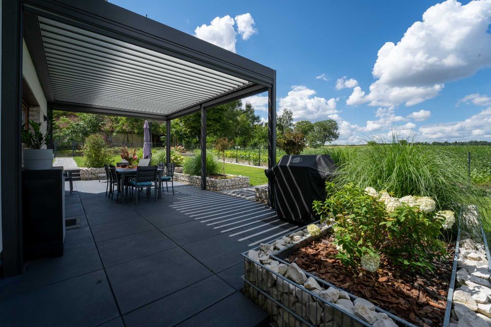 Pergola lamelowa aluminiowa 400x300 Polski Producent różne wymiary