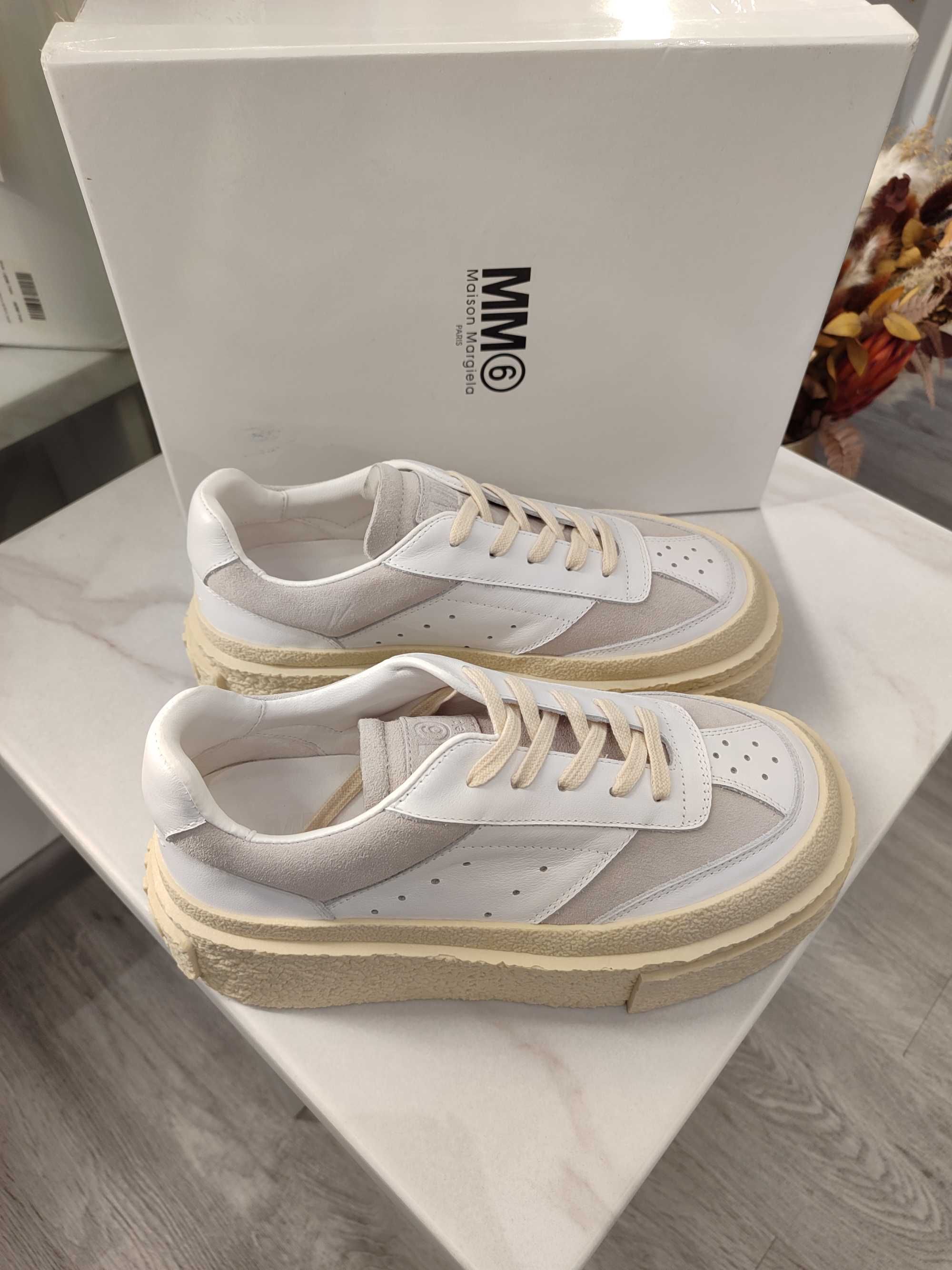 Кеди MM6 Maison Margiela Platform Sneaker White