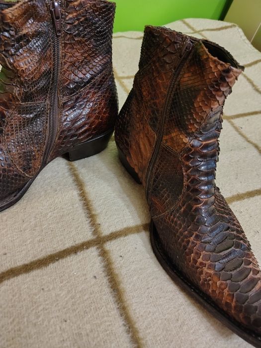 Казаки мужские, кожа питона