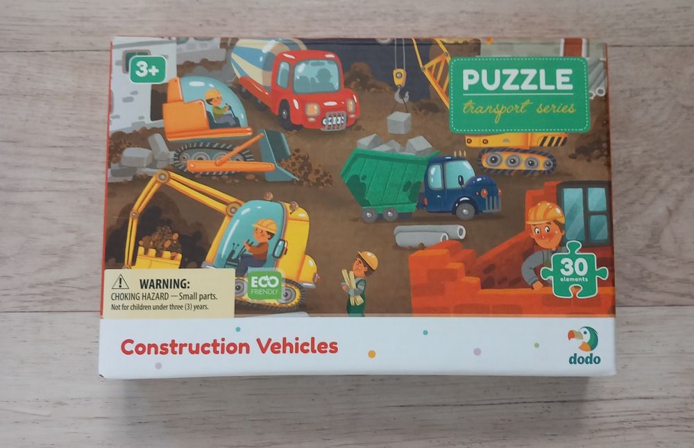 Puzzle "Pojazdy budowlane"