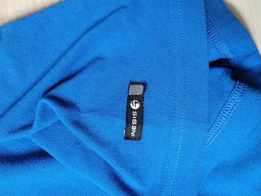 Polo męskie 3XL, niebieska błękitna bluzka z kołnierzykiem 3XL