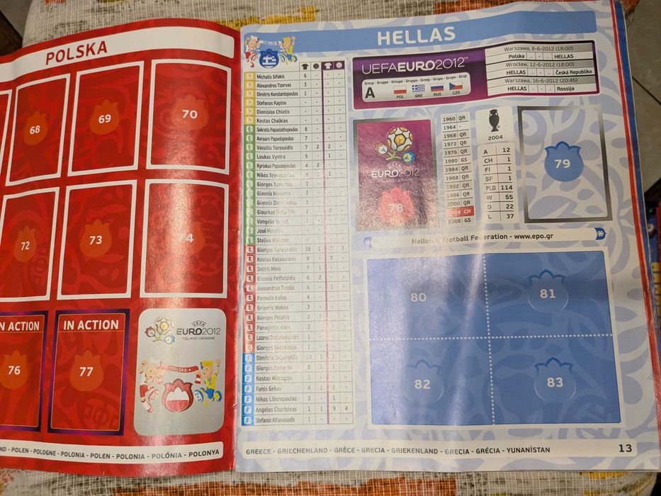 Panini Euro 2012 Poland-Ukraine