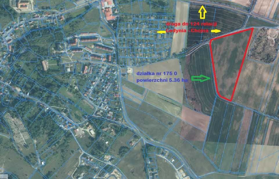 Warunki Zabudowy - działka na wzgórzu z widokiem na miasto Cedyni/5HA
