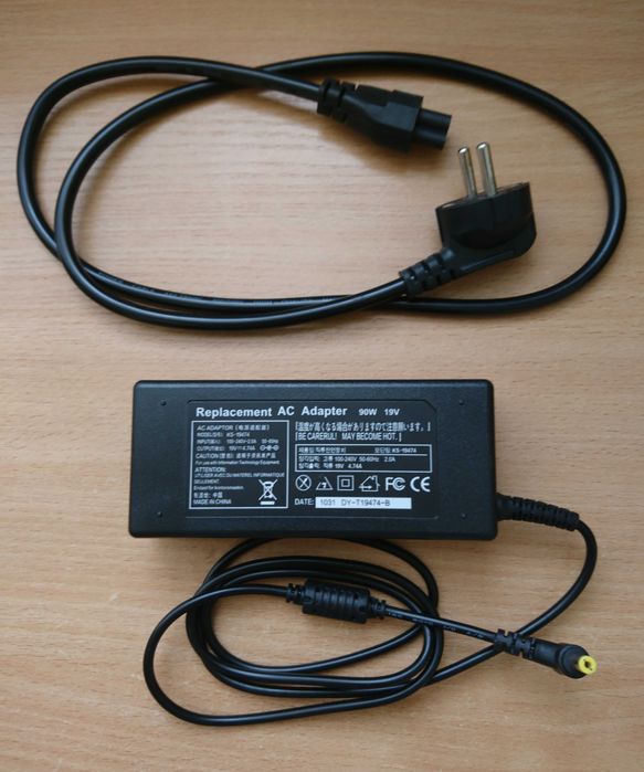 Блок живлення, зарядний пристрій + кабель живлення для ноутбука Acer