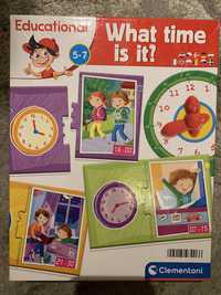 Gra edukacyjna Clementoni Która jest godzina ?