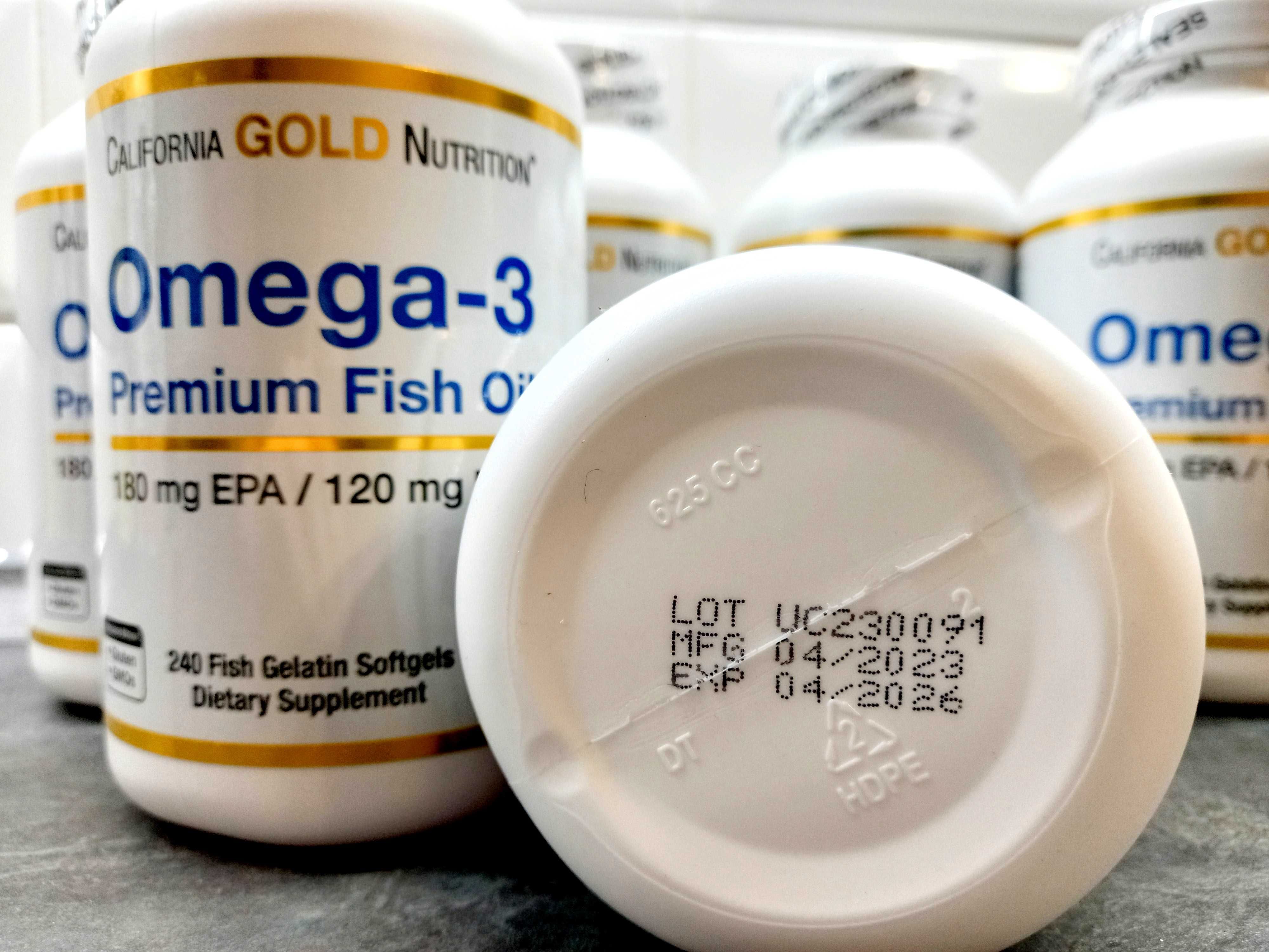CGN, Omega-3 Premium (240 капс.), омега-3 триглицериды 180/120/20
