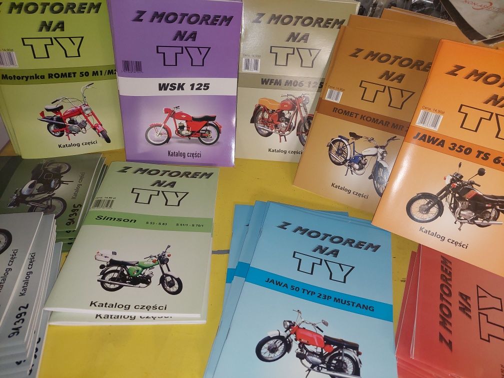 Katalog czesci instrukcja obsługi wsk shl motorynka simson jawa junak