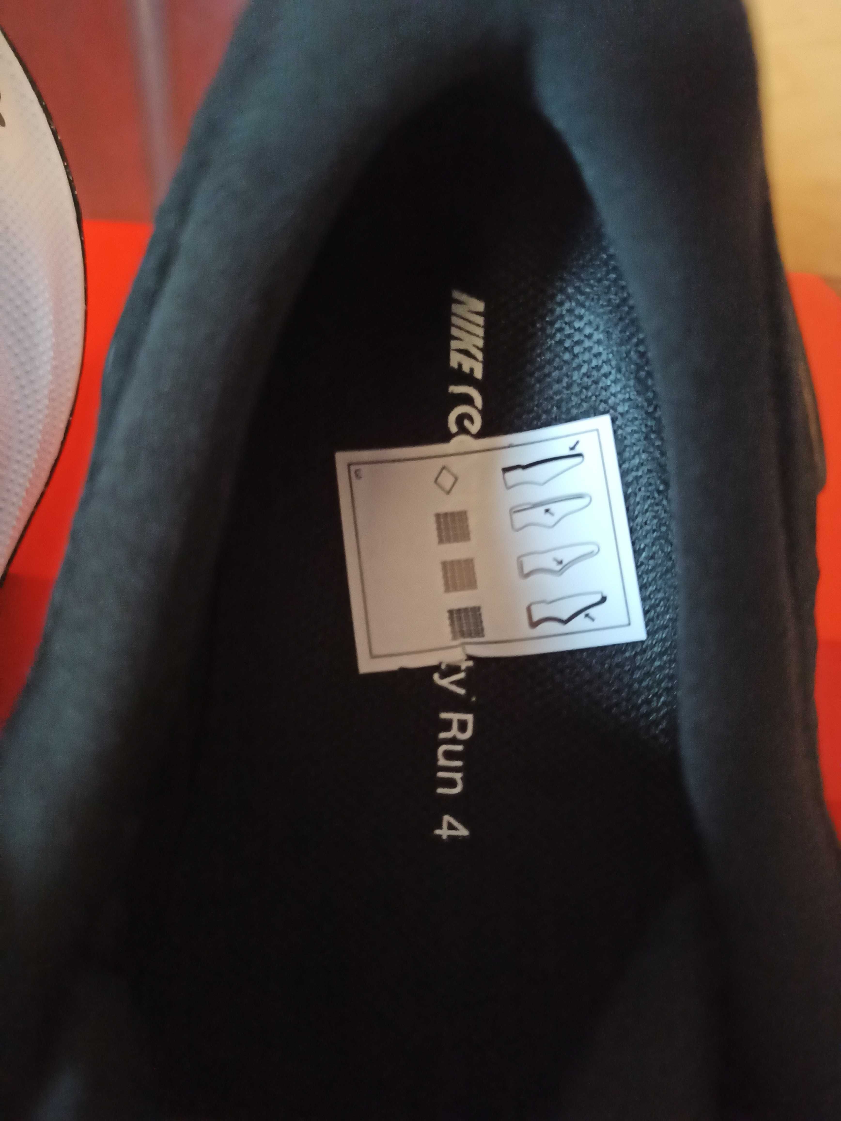 (r. Eur 45) Nike ReactX Infinity Run 4 Black White DR2665,-001