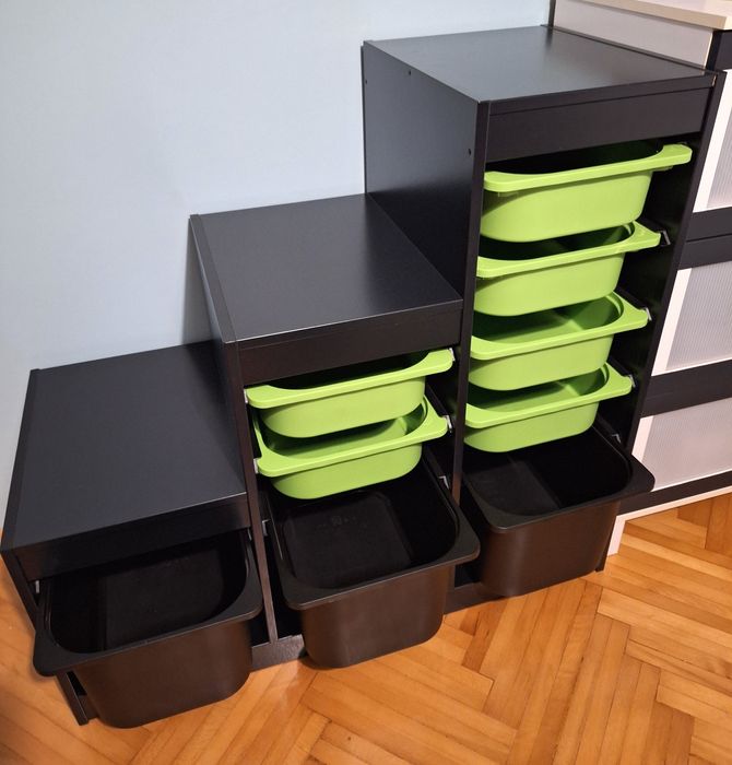 Regał Trofast Ikea z szufladami, stan bardzo dobry
