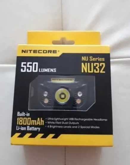 Фонарь налобный Nitecore NU32