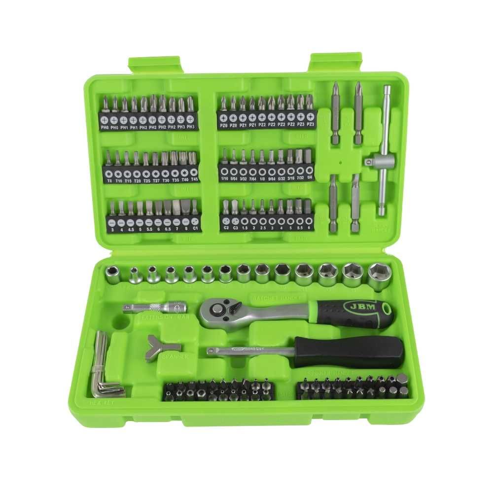 Kit de tomadas e bits de 130 pcs - 53953