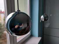 Lampa wisząca chrom 2 szt.