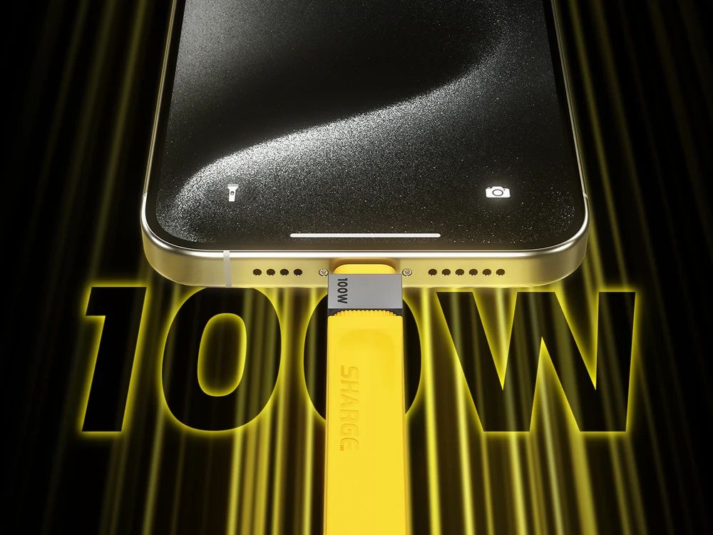 Sharge Flashadow Cable data transfer 10Gbps 100w 3.1 usb кабель