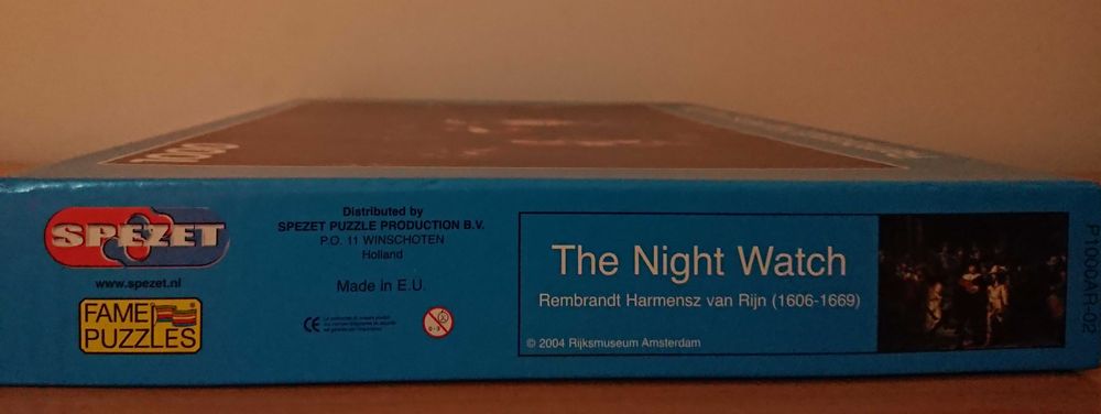 Puzzle 1000 peças Rembrandt NOVO