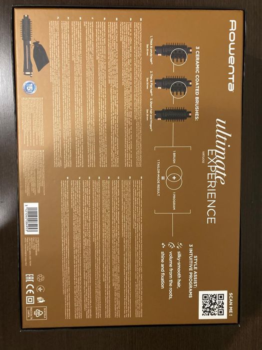 Escova modeladora para cabelo Rowenta