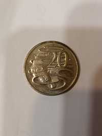 Moneta 20 centów Australia rok 1981