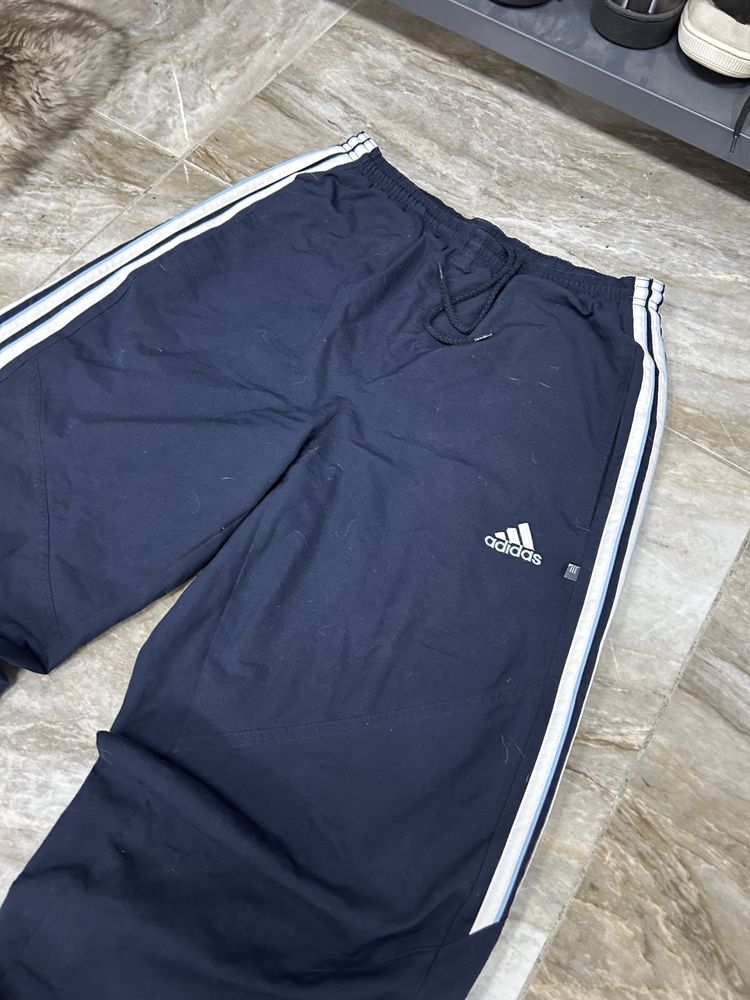 Широкі нейлонові штани adidas vintage адидас y2k rap виниаж