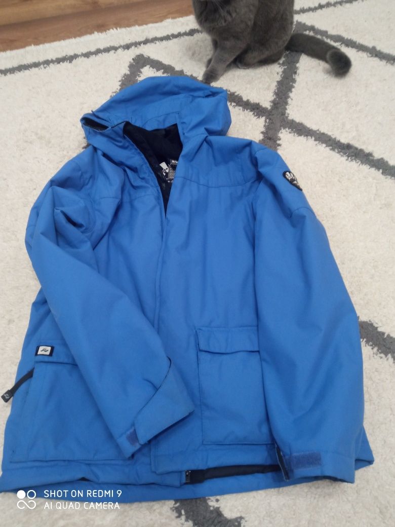 Куртка лижна синього кольору