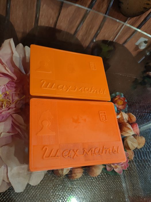 Набор в родной Карболитовой коробке шахматы Карболитовые советы