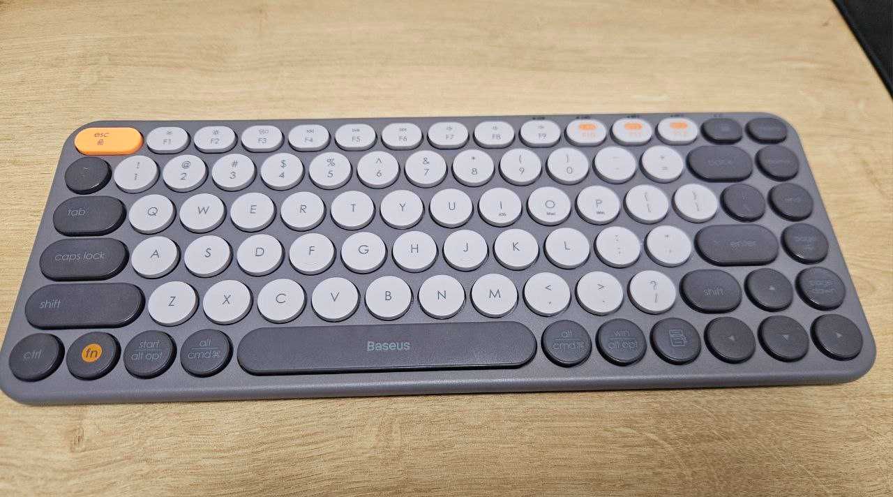 Бездротова Безшумна Клавіатура Baseus K01A Wireless Tri-Mode Keyboard