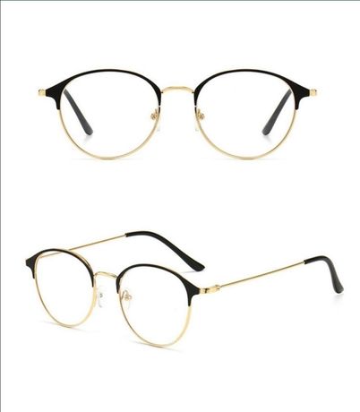 Okulary, oprawki, krótkowzroczność złote -2