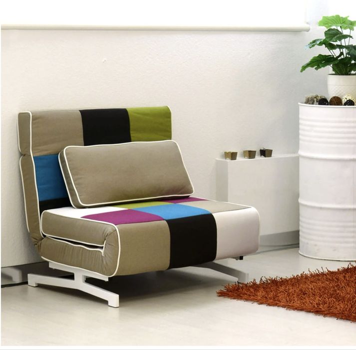 Tuoni fotel rozkładany kolorowy do pokoju dzieciecego