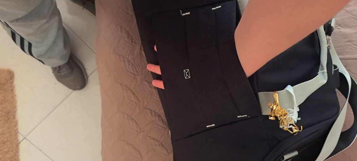 Saco de viagem preto Samsonite