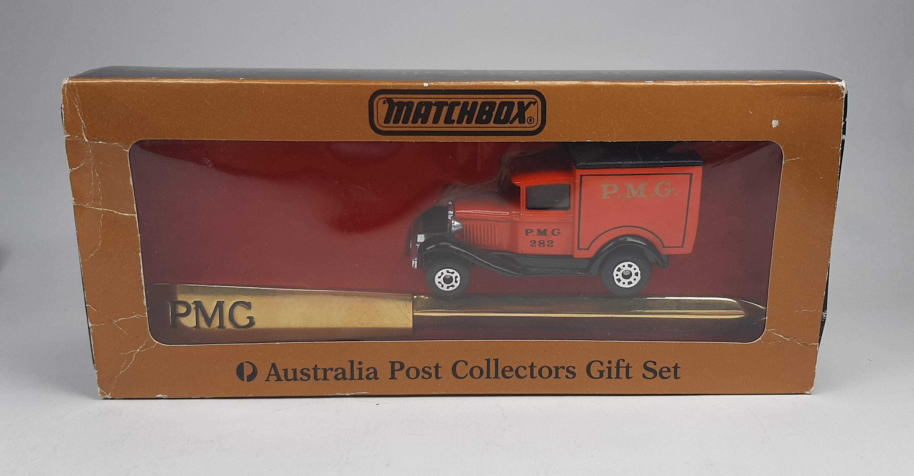 MATCHBOX Ford Model A Van "P.M.G." - Australia Post Collector Gift Set