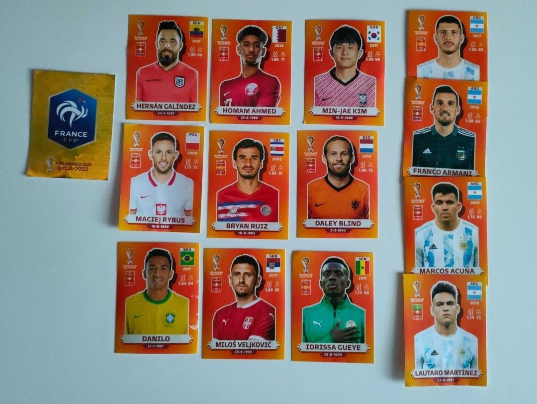 Naklejki Panini Qatar 2022