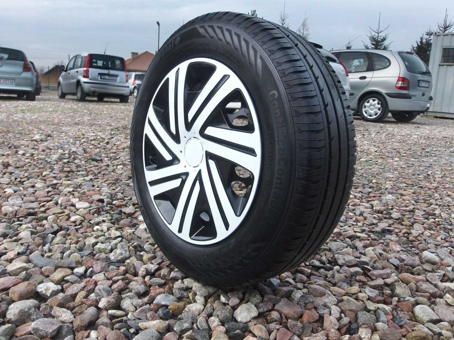 Kołpaki 14 15 16 Białe Czarne Opel Vw Ford Renault Mazda Kia BMW Nissa