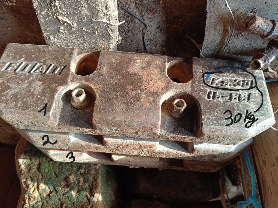Fiat 45-66-pesos,grelha de proteção, gancho e barra de engate