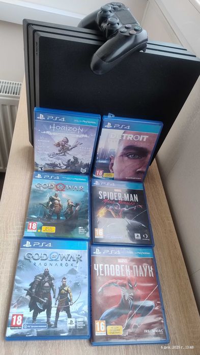 Play Station 4 pro 1Tb, PS 4pro 1Tb + ігри 6шт
