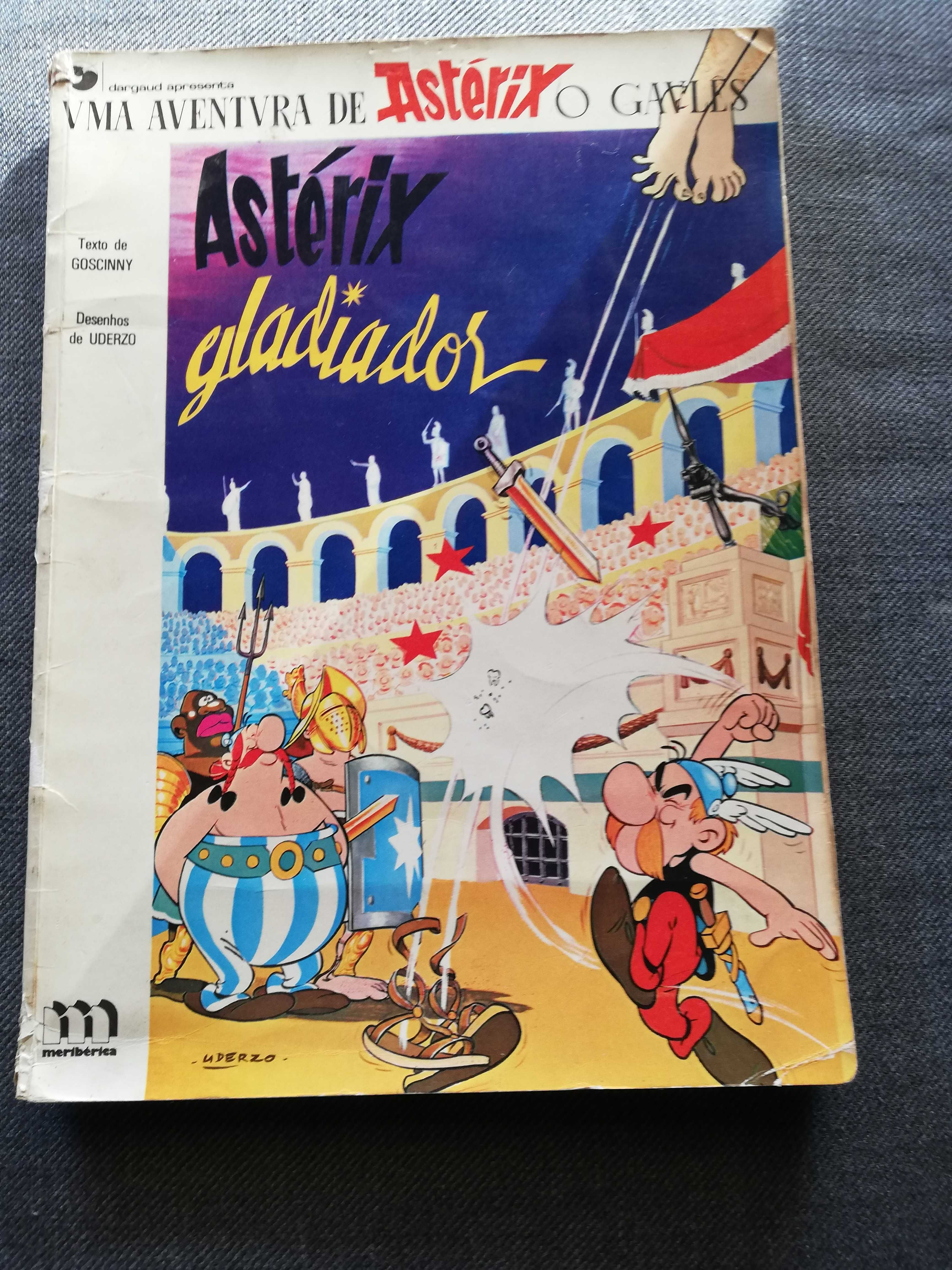 Livros Lucky Luke e Astérix