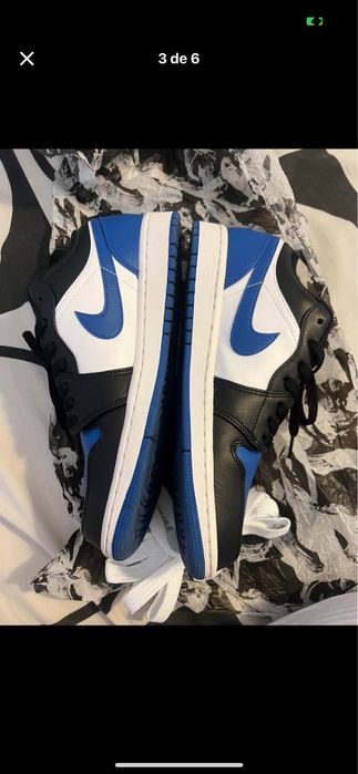 Jordan 1 azul e branco