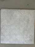 Gres szkliwiony Cersanit CEMENT stamp white carpet mat 59,8x59,8