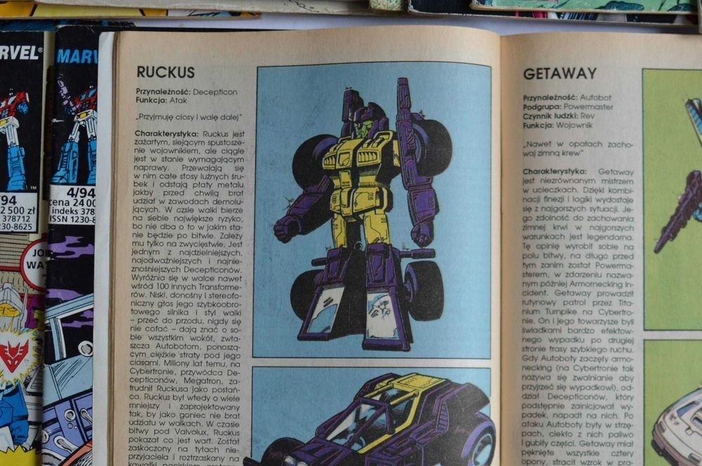 TransFormers - Tm-Semic Komiksy  Różne numery Całość lub na sztuki
