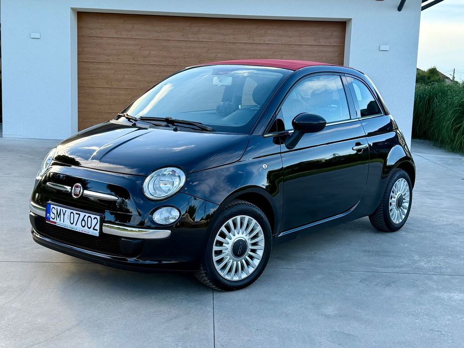 Fiat 500 Fiat 500C 1.25i 69 KM Nawigacja Cabrio Klim Alu Pół Skóra Auto TOP !!