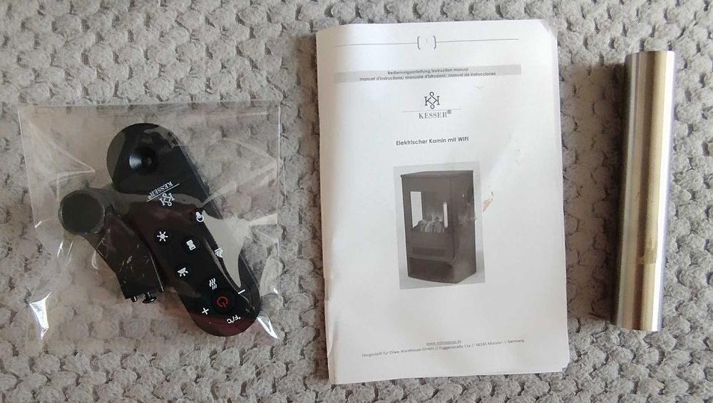 Kominek Elektryczny Stojący   KESSER LED