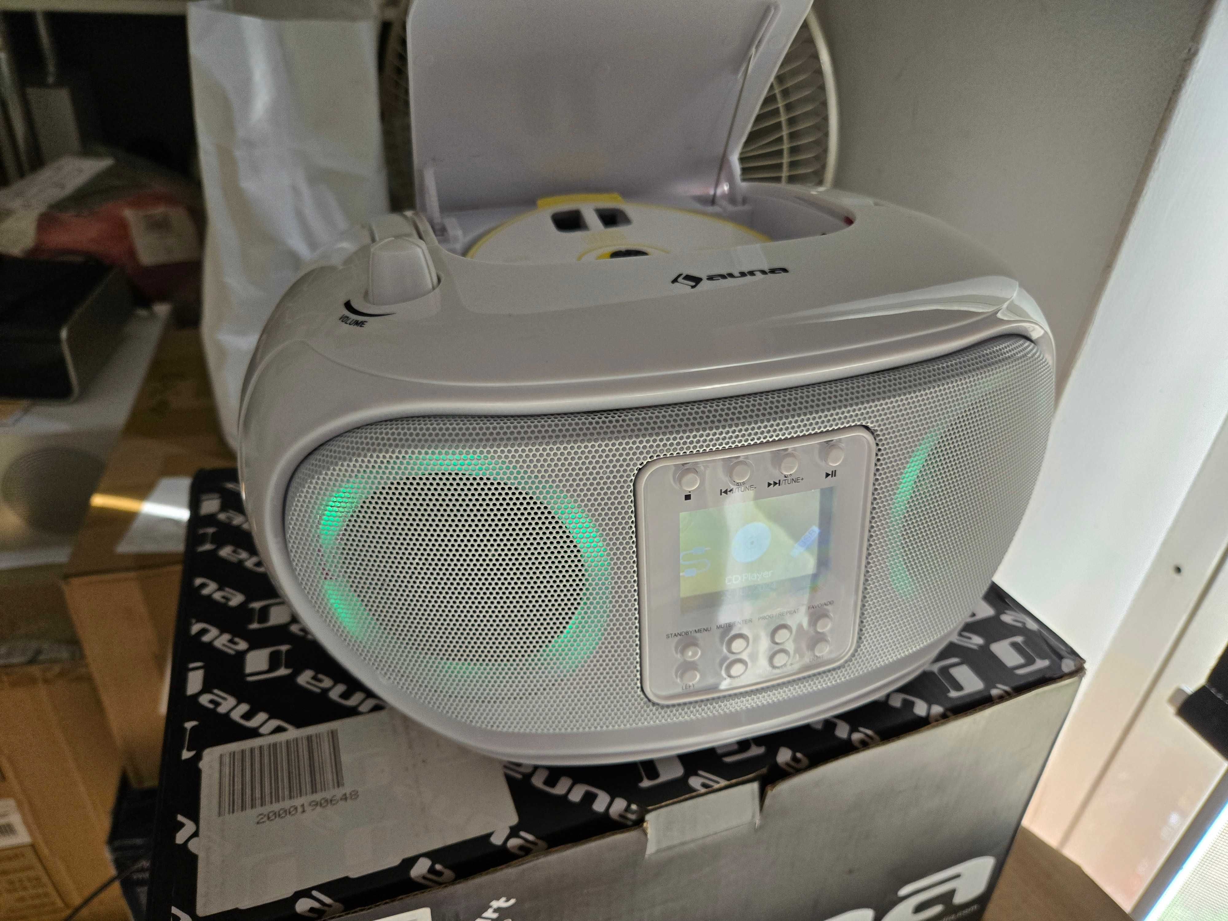 Boombox Radio Internetowe Cd Smart Wifi Bluetooth Efekty Led