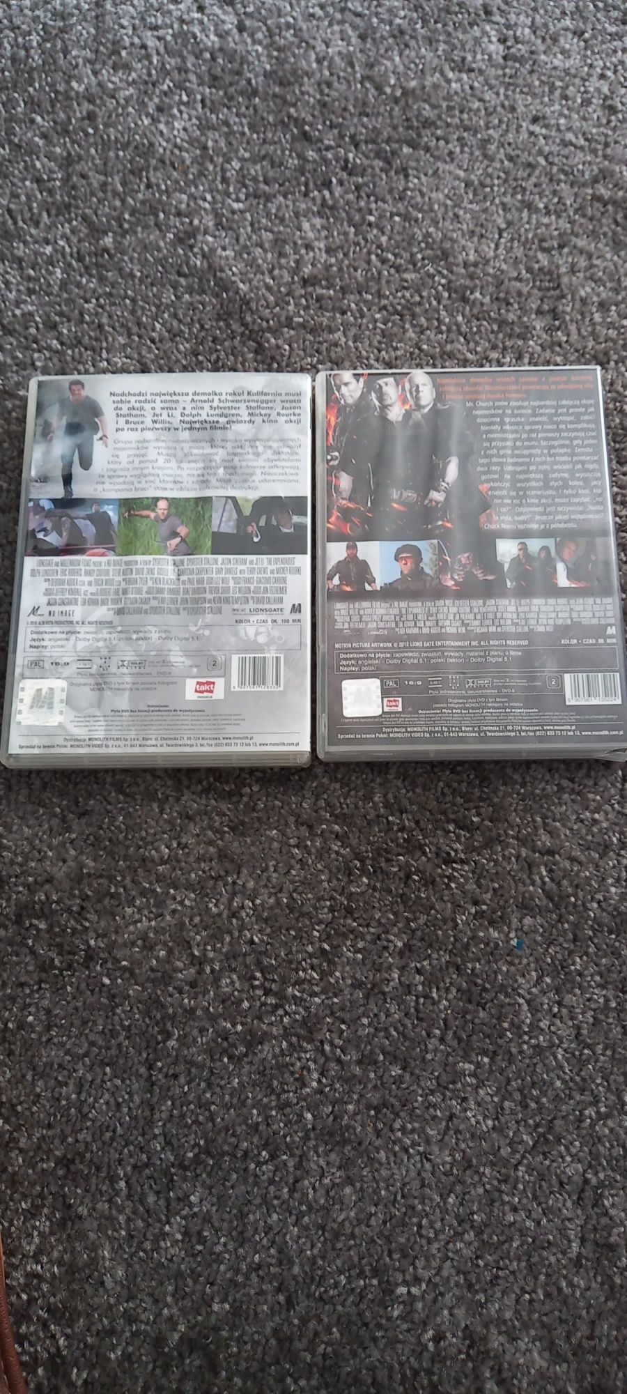 Niezniszczalni 1 oraz 2 DVD Lektor PL stan idealny