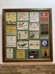 Quadro Decorativo Vintage c/ Rótulos Antigos de Vinho do Porto