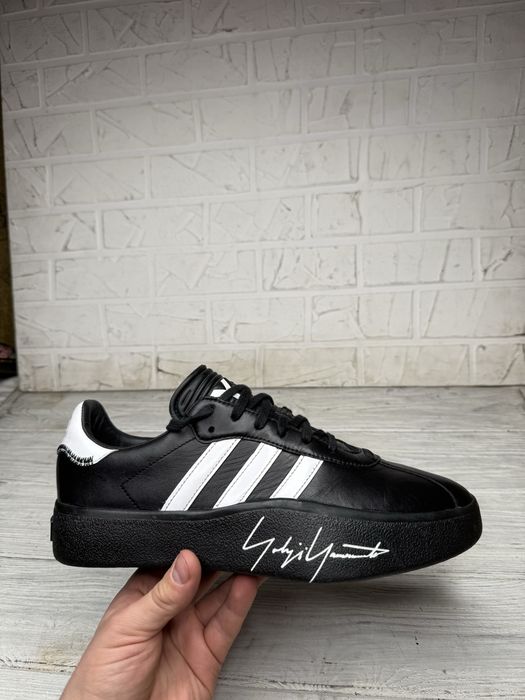 Стильные кожаные кроссовки adidas y-3 tangutsu football